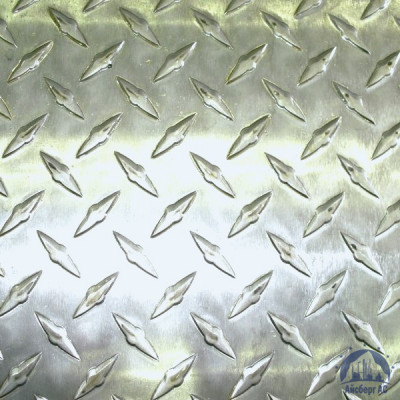 Рифлёный алюминиевый лист "Чечевица" 1,5х1500х3000 мм АМГ2НР купить  в Оренбурге